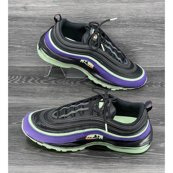 Nike Air Max 97 “Halloween Slime", Black | Size 13M [VNDS] DC1500-001 - Picture 4 of 8